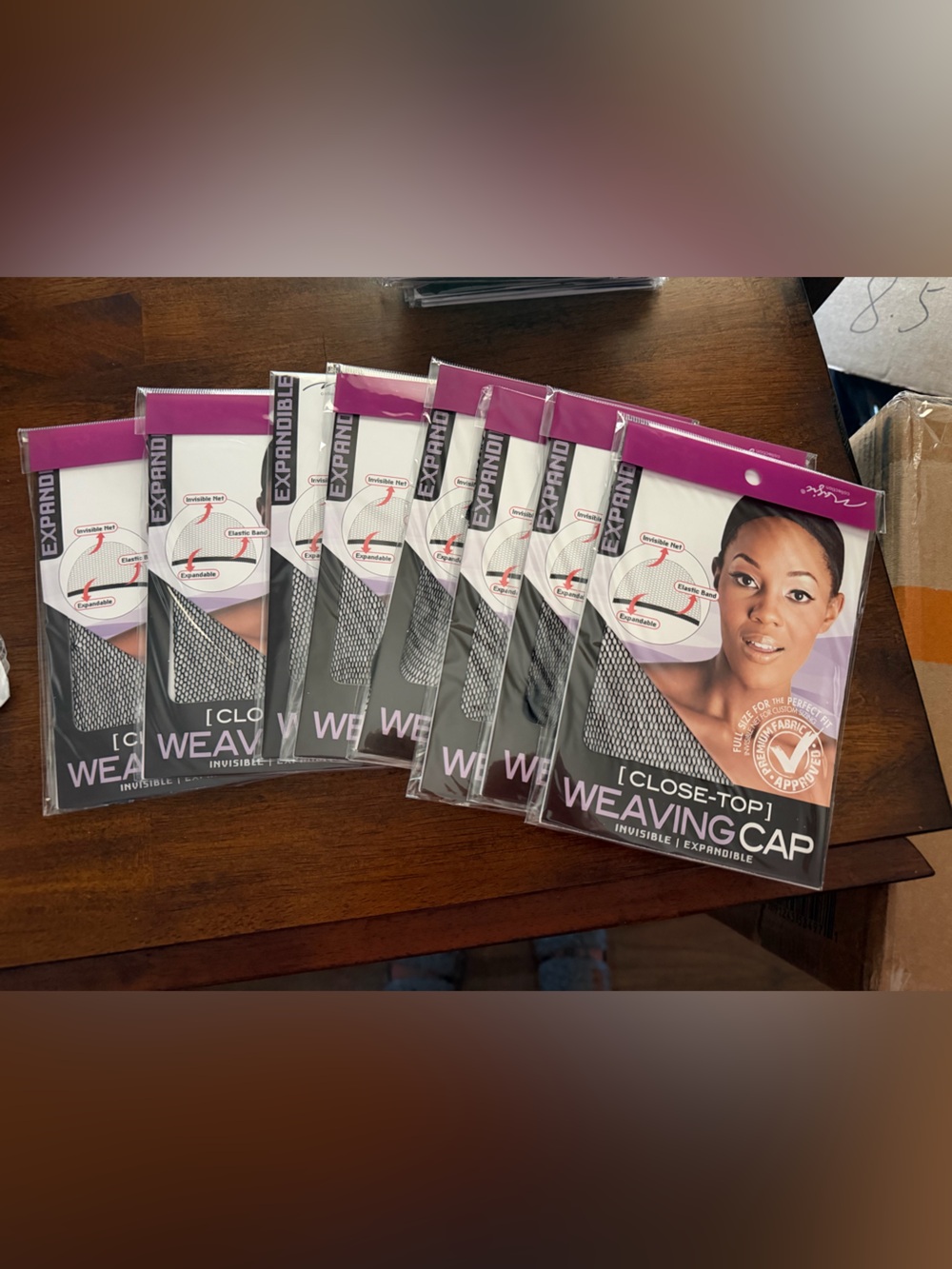 Black Weaving Caps  8 packages